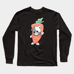 carrot cat Long Sleeve T-Shirt